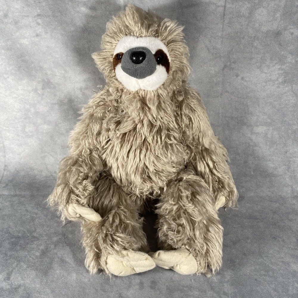 Wild Republic Cuddlekin 3 Toed Sloth‎ Plush Stuffed Animal Shaggy 17"